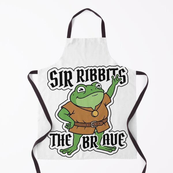 Item preview, Frog Knight Medieval Hero - Sir Ribbits the Brave designed and sold by Wanderquill Studio.