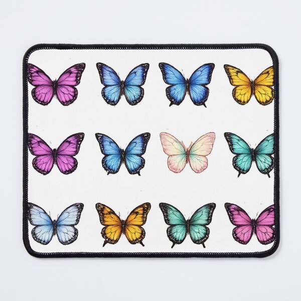 Item preview, Colorful Butterfly Set Vintage Aesthetic Monarch Pastel Insects designed and sold by Rehnair.