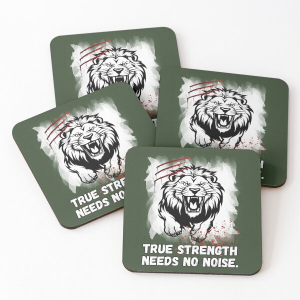 Item preview, True Strength Needs No Noise designed and sold by AhmadAnnaPrints.
