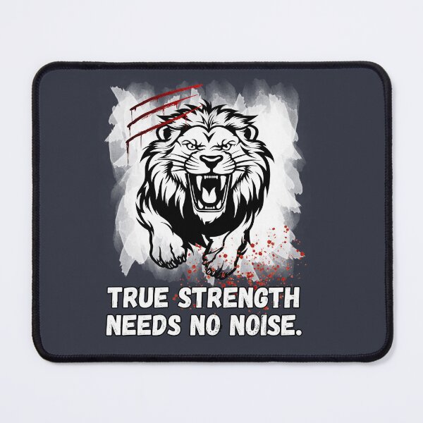 Item preview, True Strength Needs No Noise designed and sold by AhmadAnnaPrints.