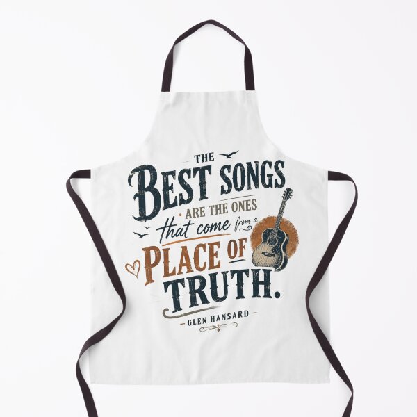 Item preview, The Best Songs Are the Ones That Come From a Place of Truth | Glen Hansard Quote Art designed and sold by Eddy048.