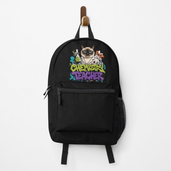 Item preview, Chemistry Teacher Siamese Cat Graffiti Street Art T-Shirt | Funny Science Professor Cat STEM Teacher Gift designed and sold by illeN-Art-World.