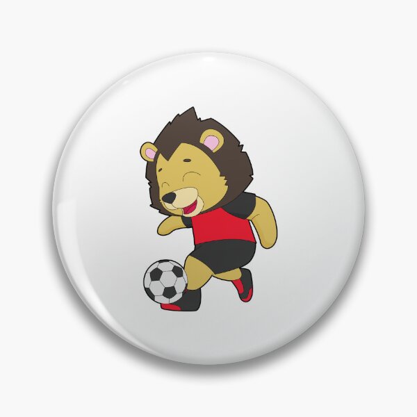Item preview, Lion Soccer player Soccer designed and sold by Snabdesign84.