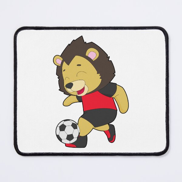 Item preview, Lion Soccer player Soccer designed and sold by Snabdesign84.