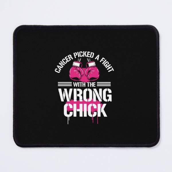 Item preview, Cancer Picked A Fight With The Wrong Chick Female Cancer Survivor Warrior Awareness designed and sold by PopStars1993.