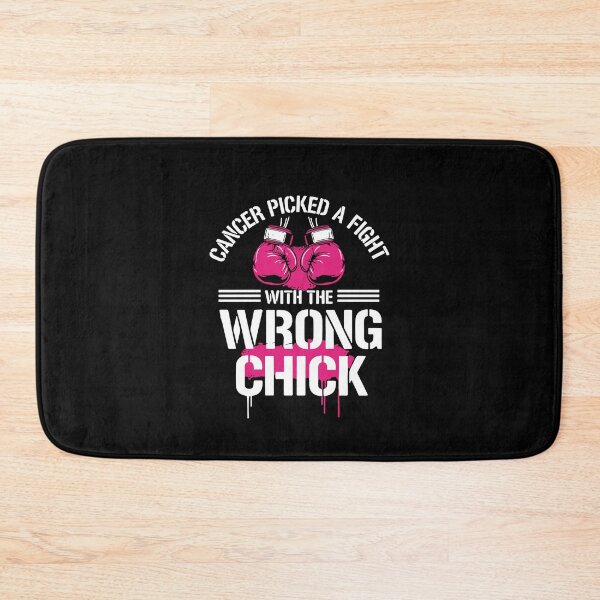 Item preview, Cancer Picked A Fight With The Wrong Chick Female Cancer Survivor Warrior Awareness designed and sold by PopStars1993.