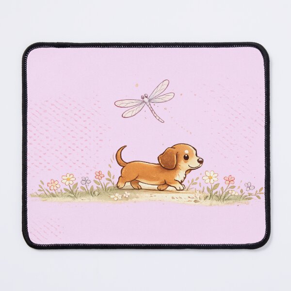 Item preview, Dachshund Taking A Stroll designed and sold by leilalongdogstudio01.