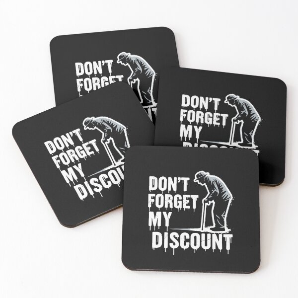 Item preview, Don't Forget My Discount Senior Humor Retirement Grandpa Grandma designed and sold by PopStars1993.