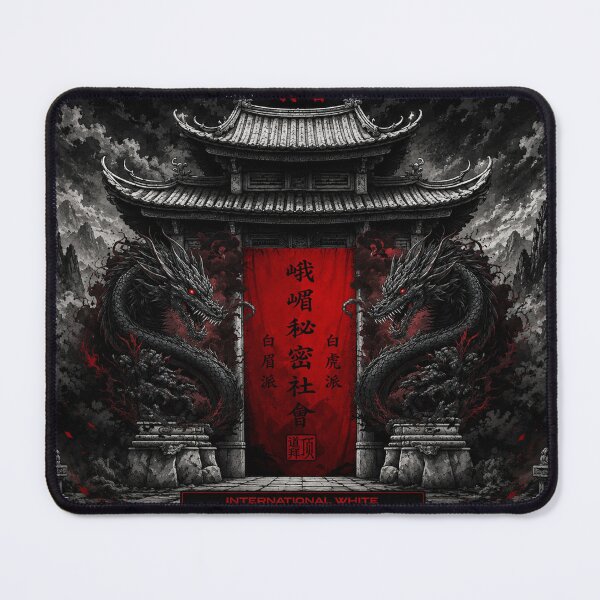 Item preview, International White Eyebrow & White Tiger Temple | Traditional Martial Arts Dragon Gate designed and sold by Fei Long Design Hub.
