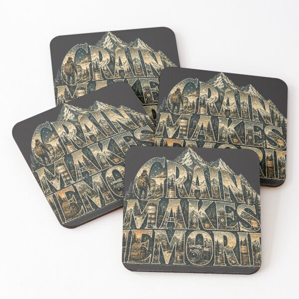 Item preview, Grain Makes Memories | Mountain Film Photography Typography designed and sold by Golden Era Studio.