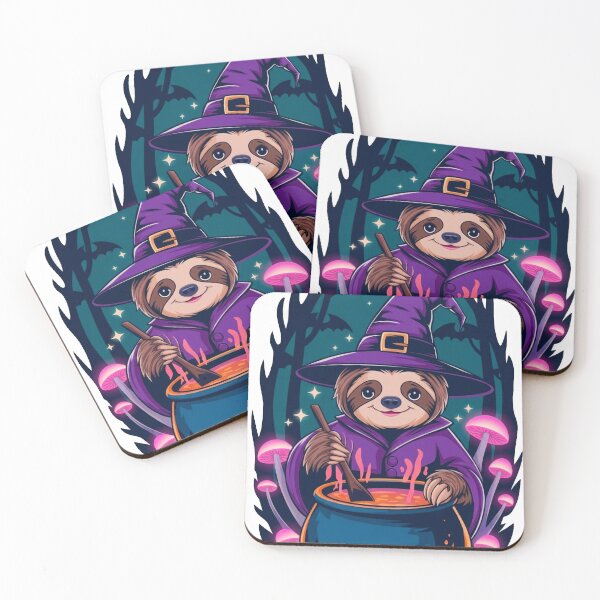 Item preview, Lazy Witch Sloth Cooking Magic Potion - Halloween Design designed and sold by Antony004.