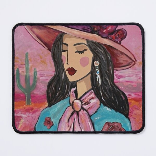 Item preview, Desert Cowgirl in Bloom (Smooth) designed and sold by VincentMichaelDesigns.