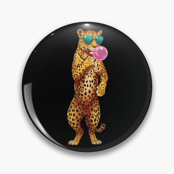 Item preview, Leopard Bubblegum Sunglasses Funny Animal Teen Girls Women designed and sold by Dabbing Turtle Designs.