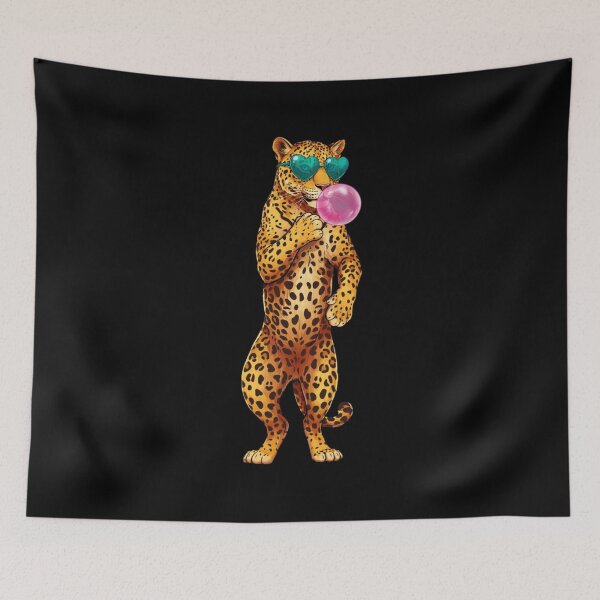 Item preview, Leopard Bubblegum Sunglasses Funny Animal Teen Girls Women designed and sold by Dabbing Turtle Designs.
