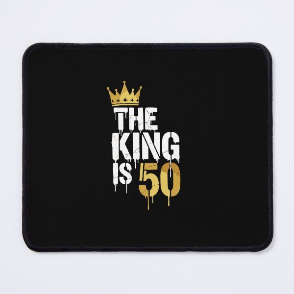 Item preview, The King Is 50 Fiftieth Birthday Celebration Men Turning Fifty designed and sold by PopStars1993.