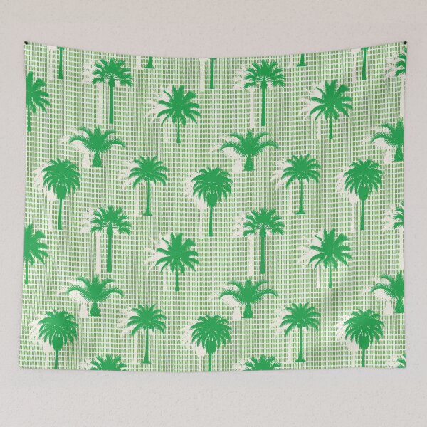Item preview, Retro Tropical Palms Seamless Pattern designed and sold by MammothArt.