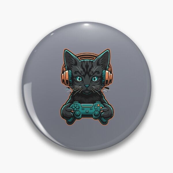Item preview, Cat Gamer Controller Headset Gaming Feline Player designed and sold by SofiBlair.