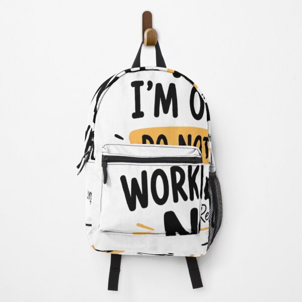 Item preview, Worked Hard Now I'm Off Duty | Funny Work Quote | Minimal Typography Design designed and sold by InspiredCreatives.
