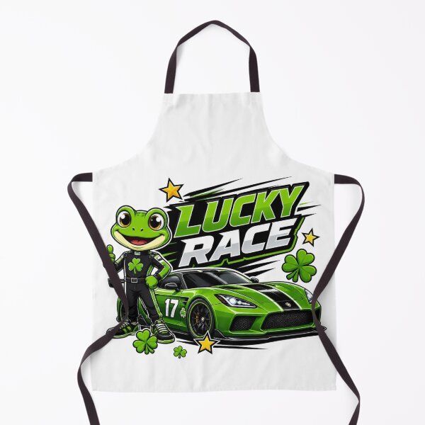 Item preview, Lucky Race Cute Racing Graphic PNG | Original Kawaii Sports Car Mascot Sticker | Retro Streetwear Automotive Design designed and sold by Stylestickers55.