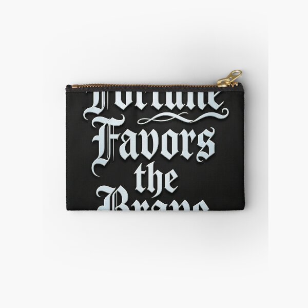 Item preview, Fortune Favors the Brave Gothic White Design designed and sold by DIUMERI.