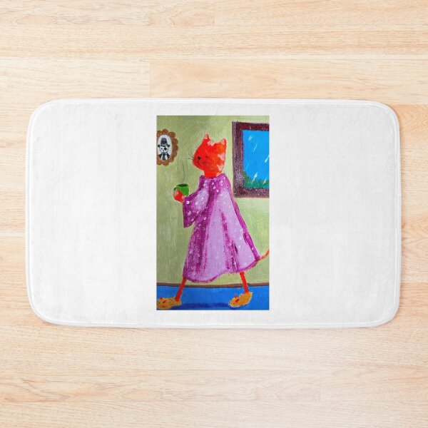 Item preview, Cat Lady with Tea designed and sold by mbavaresco.