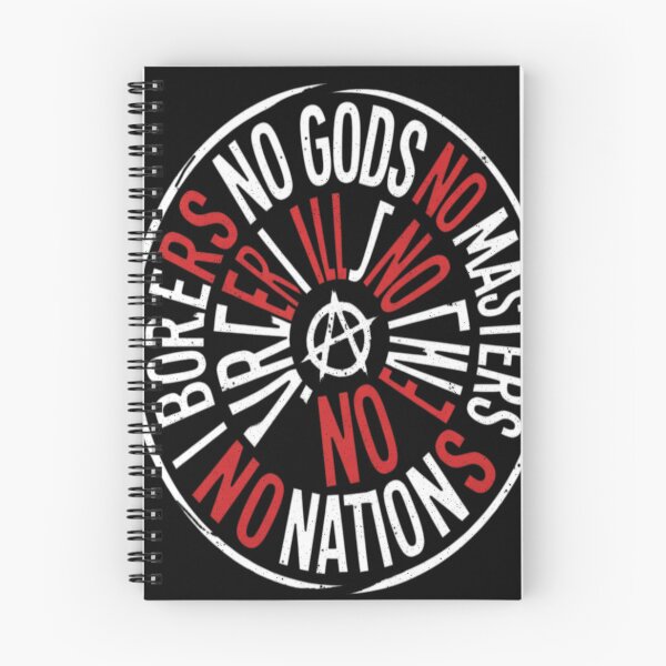 Item preview, No Gods No Masters No Nations No Borders, designed and sold by dellonszpakw.