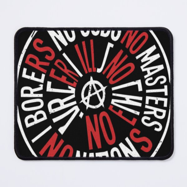 Item preview, No Gods No Masters No Nations No Borders, designed and sold by dellonszpakw.