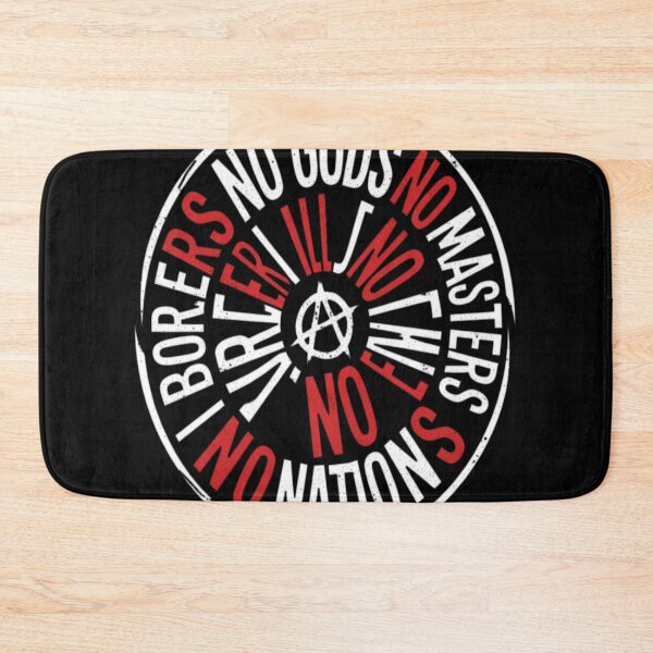 Item preview, No Gods No Masters No Nations No Borders, designed and sold by dellonszpakw.