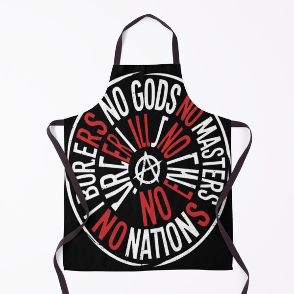 Item preview, No Gods No Masters No Nations No Borders, designed and sold by dellonszpakw.