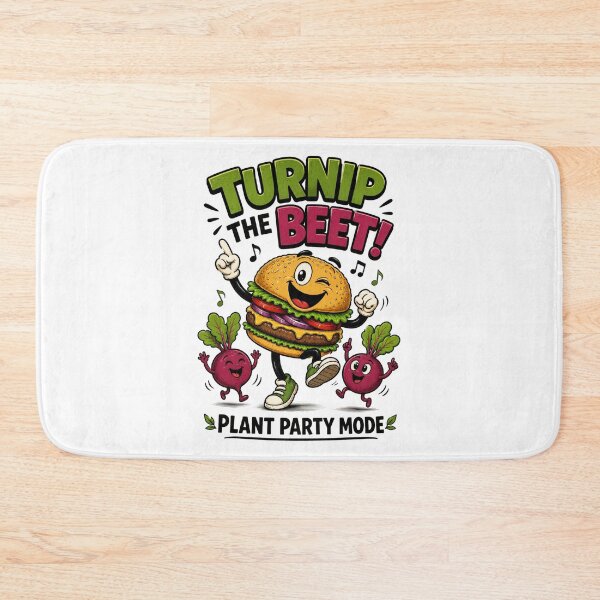 Item preview, Turnip the Beet Funny Vegan Burger Plant Party Design. designed and sold by The-T-In-Retro.