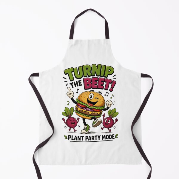 Item preview, Turnip the Beet Funny Vegan Burger Plant Party Design. designed and sold by The-T-In-Retro.