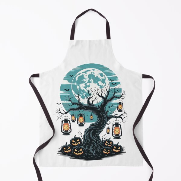 Item preview, Spooky Lantern Tree Under Full Moon designed and sold by jkrphoto.