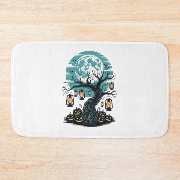 Item preview, Spooky Lantern Tree Under Full Moon designed and sold by jkrphoto.