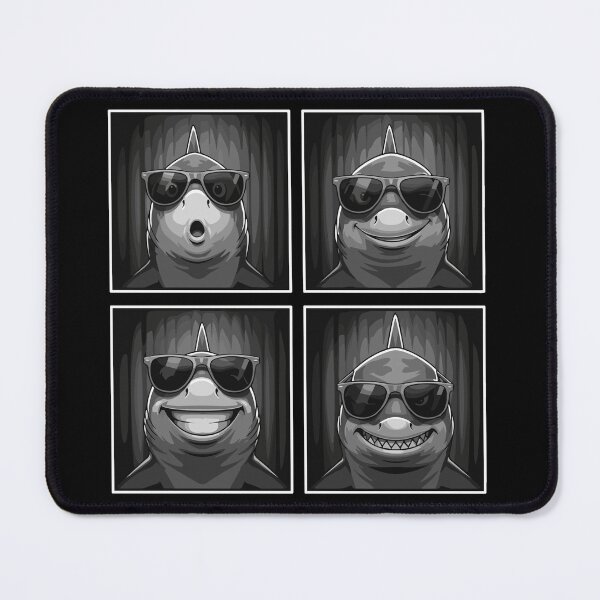 Item preview, Cool Shark Sunglasses Funny Expressions Marine Life Ocean Animal designed and sold by SofiBlair.