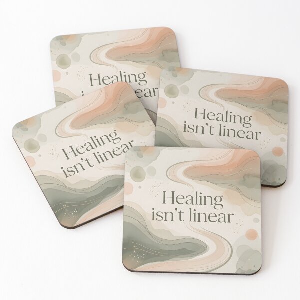 Item preview, Healing Isn't Linear Abstract Art designed and sold by AccidentalArtist.