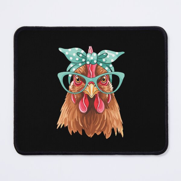 Item preview, Nerdy Chicken With Bandana Farm Animal Hen Lover designed and sold by SofiBlair.