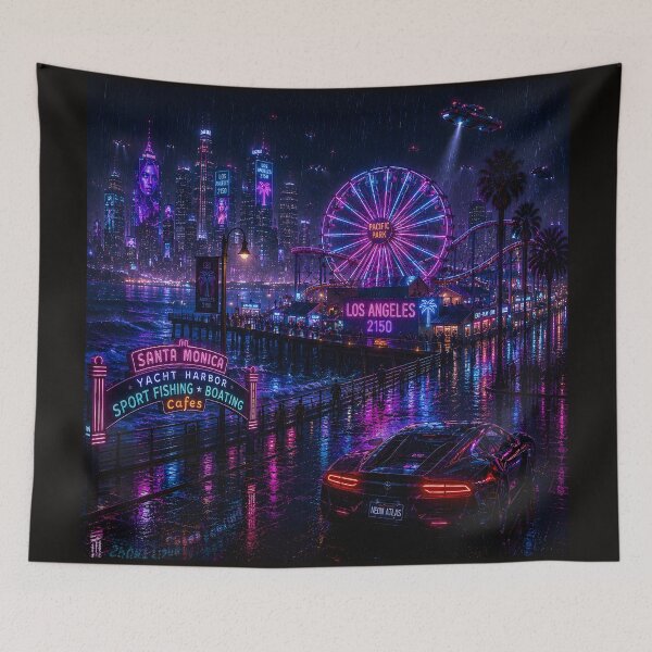Item preview, Los Angeles 2150  | GTA City | Neon Atlas  designed and sold by NSAstore.