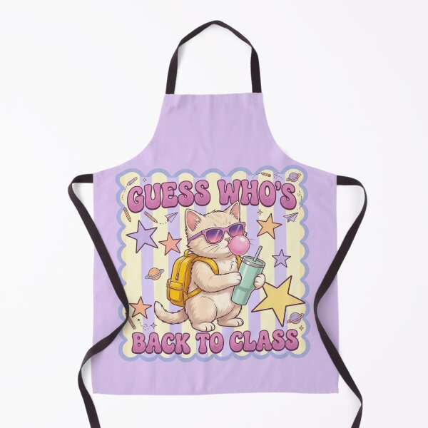 Item preview, Guess Who's Back To Class Cute Cat | Funny Back To School Kitten | Kawaii School Design designed and sold by designwiss.