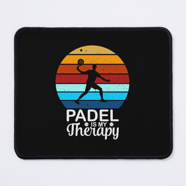 Item preview, Padel is My Therapy, Vintage Padel Design designed and sold by MalwasBasket.