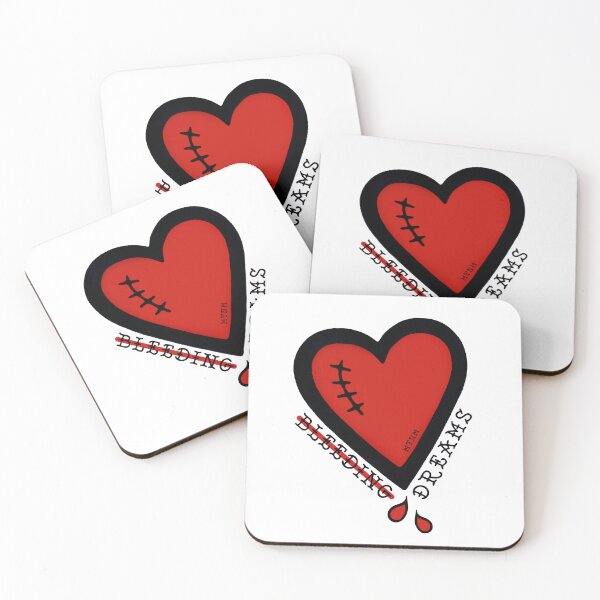 Item preview, Bleeding dreams Heart tattoo designed and sold by emeteneme.