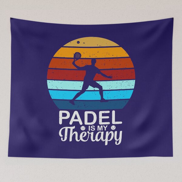 Item preview, Padel is My Therapy, Vintage Padel Design  designed and sold by MalwasBasket.