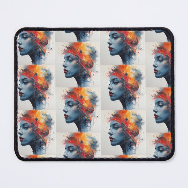Item preview, Abstract Watercolor Woman Portrait Art designed and sold by AnamikaArtVibe.