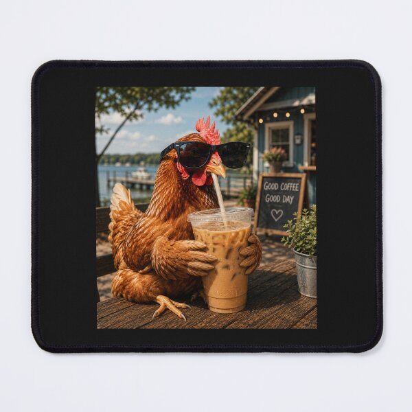 Item preview, Iced Coffee Hen designed and sold by Zbixu.