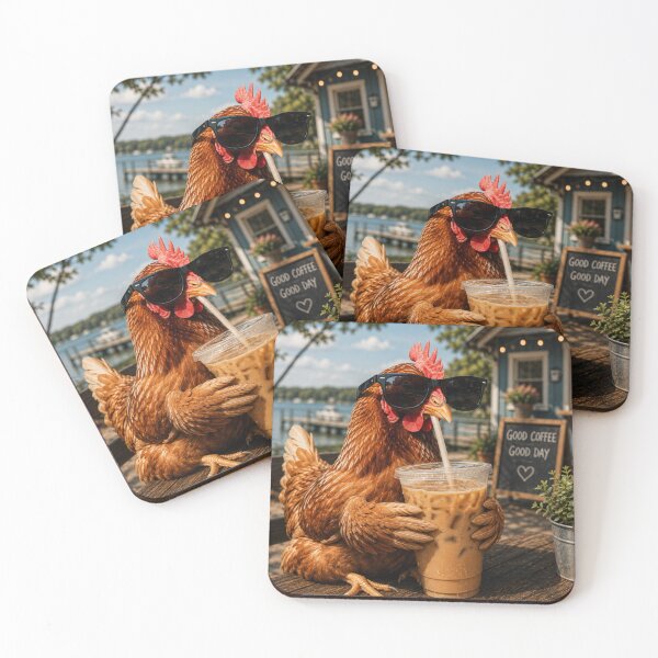 Item preview, Iced Coffee Hen  designed and sold by Zbixu.