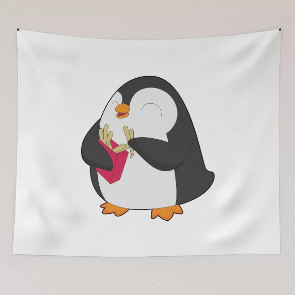 Item preview, Penguin French fries designed and sold by Snabdesign84.