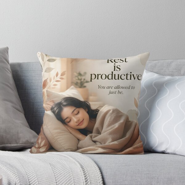 Item preview, Rest Is Productive Self-Care Art designed and sold by AccidentalArtist.