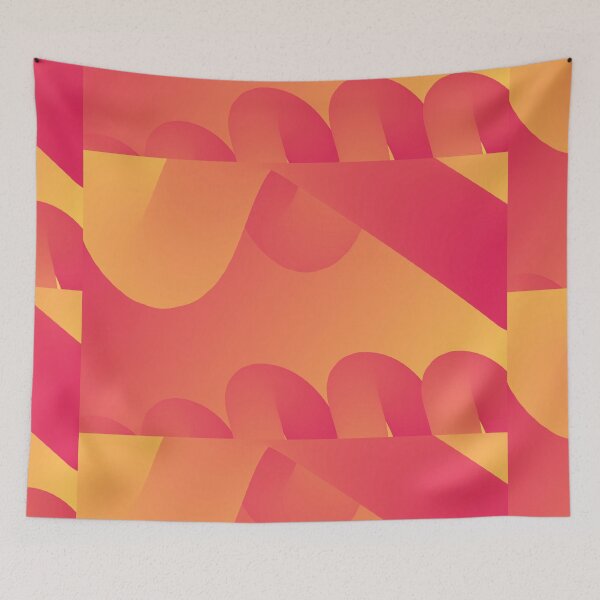 Item preview, Red Curves Abstract designed and sold by unfrgttble.