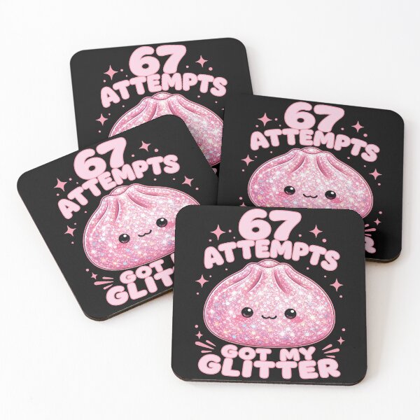 Item preview, 67 Attempts Got my Glitter Dumpling Viral Cute Pïnk Girls designed and sold by wtfbba.