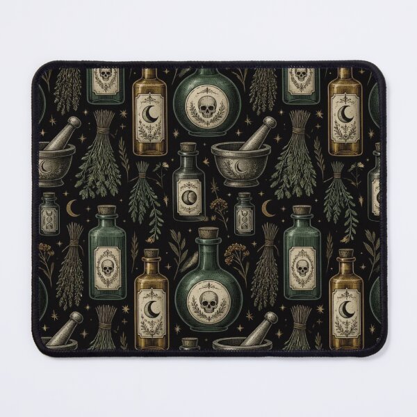 Item preview, Witch Apothecary Poison Bottles Vintage Halloween designed and sold by StickyGuys.
