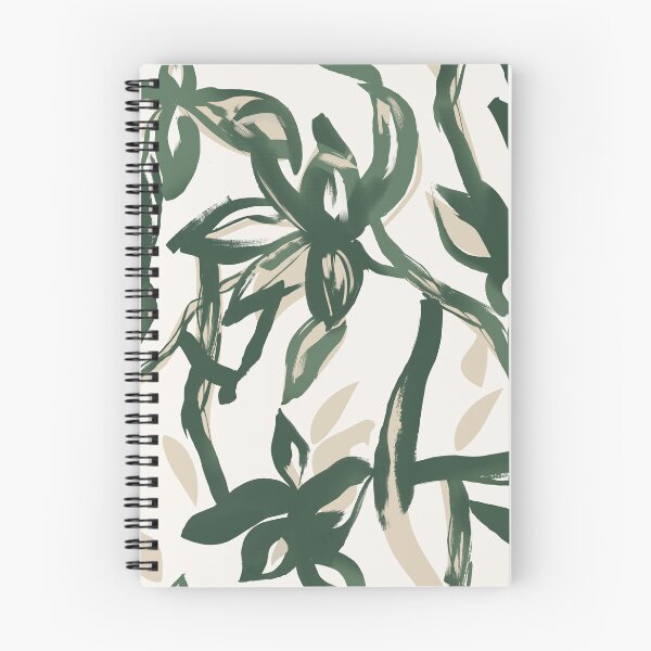 Item preview, Forest Green Painterly Botanical Pattern designed and sold by Aniko Tulipan.